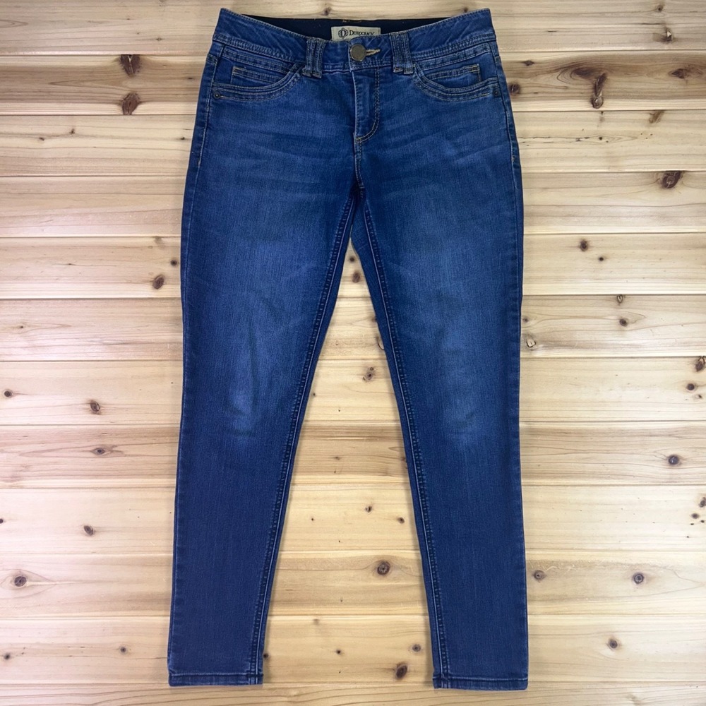 Democracy Jeans Womens 4 Ab Technology Skinny Low Rise Denim Blue Jeans